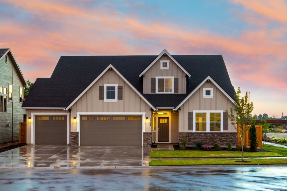 Family home exterior